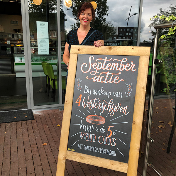 Workshop Krijtbord handlettering en tekenen - Foto