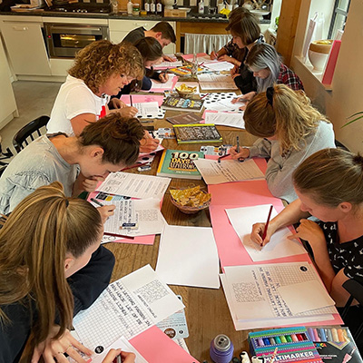 Workshop Recept handlettering & Illustratie - Foto