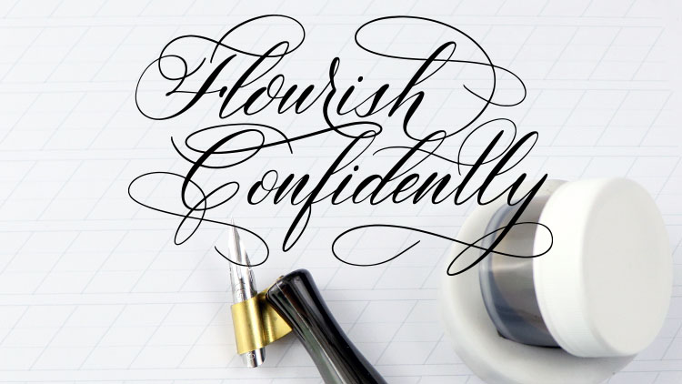 Flourishing Kalligrafie workshop - Foto