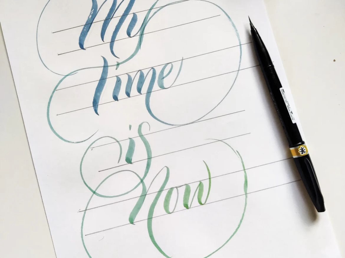 Flourishing Kalligrafie workshop - Foto