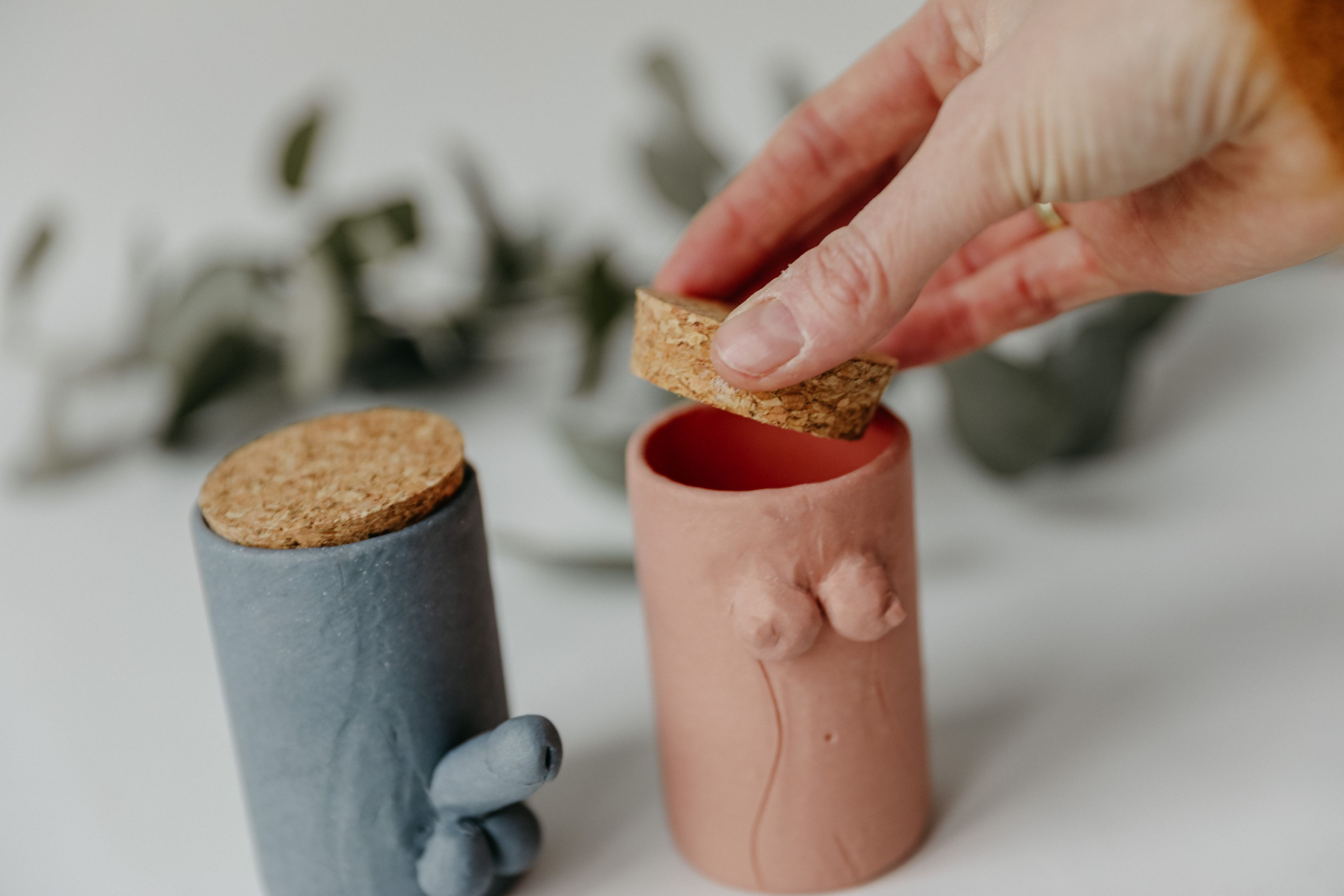 Bachelorette box 'potjes met polymeerklei' - Foto