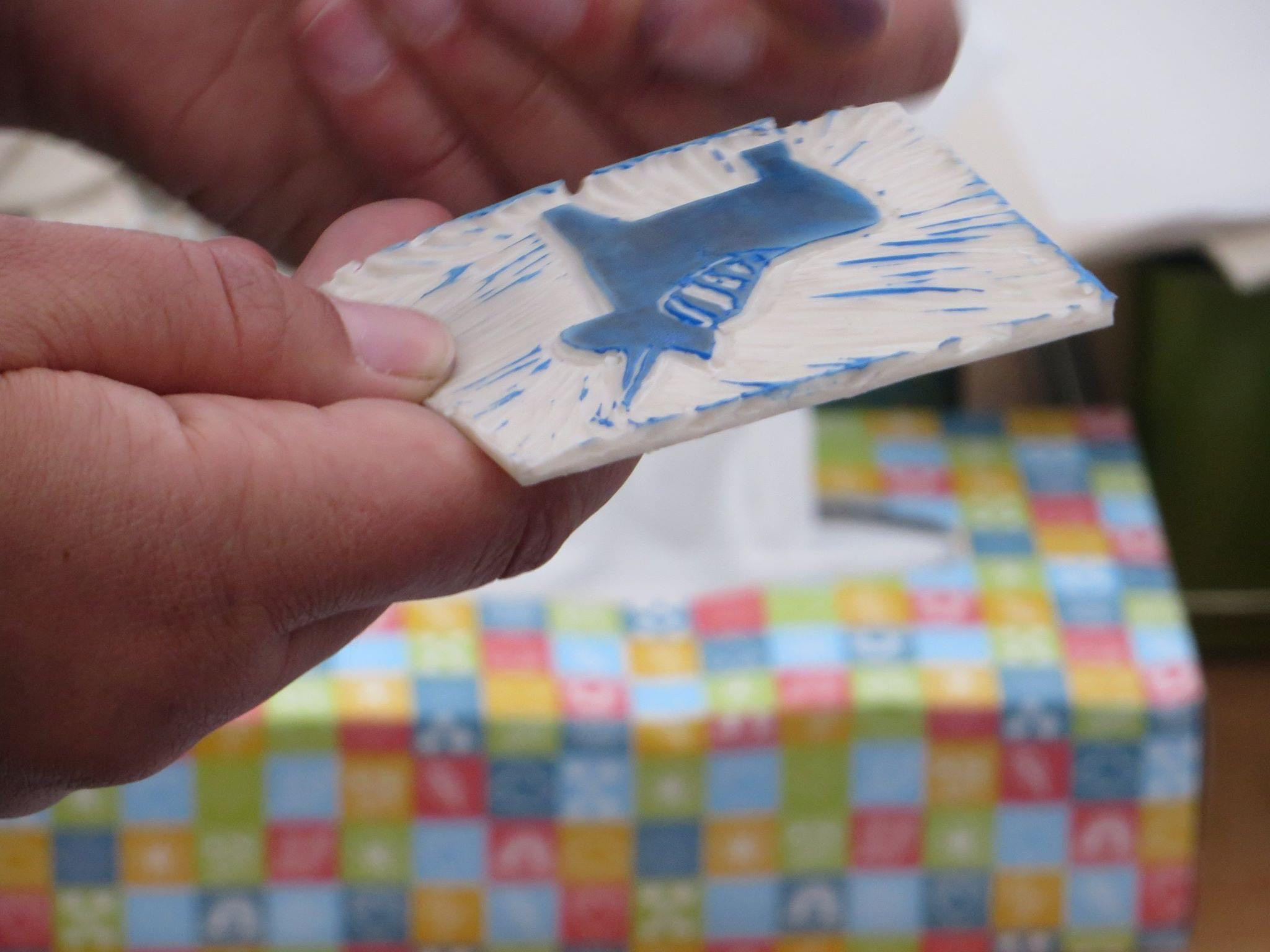 Workshop stempels maken - Foto