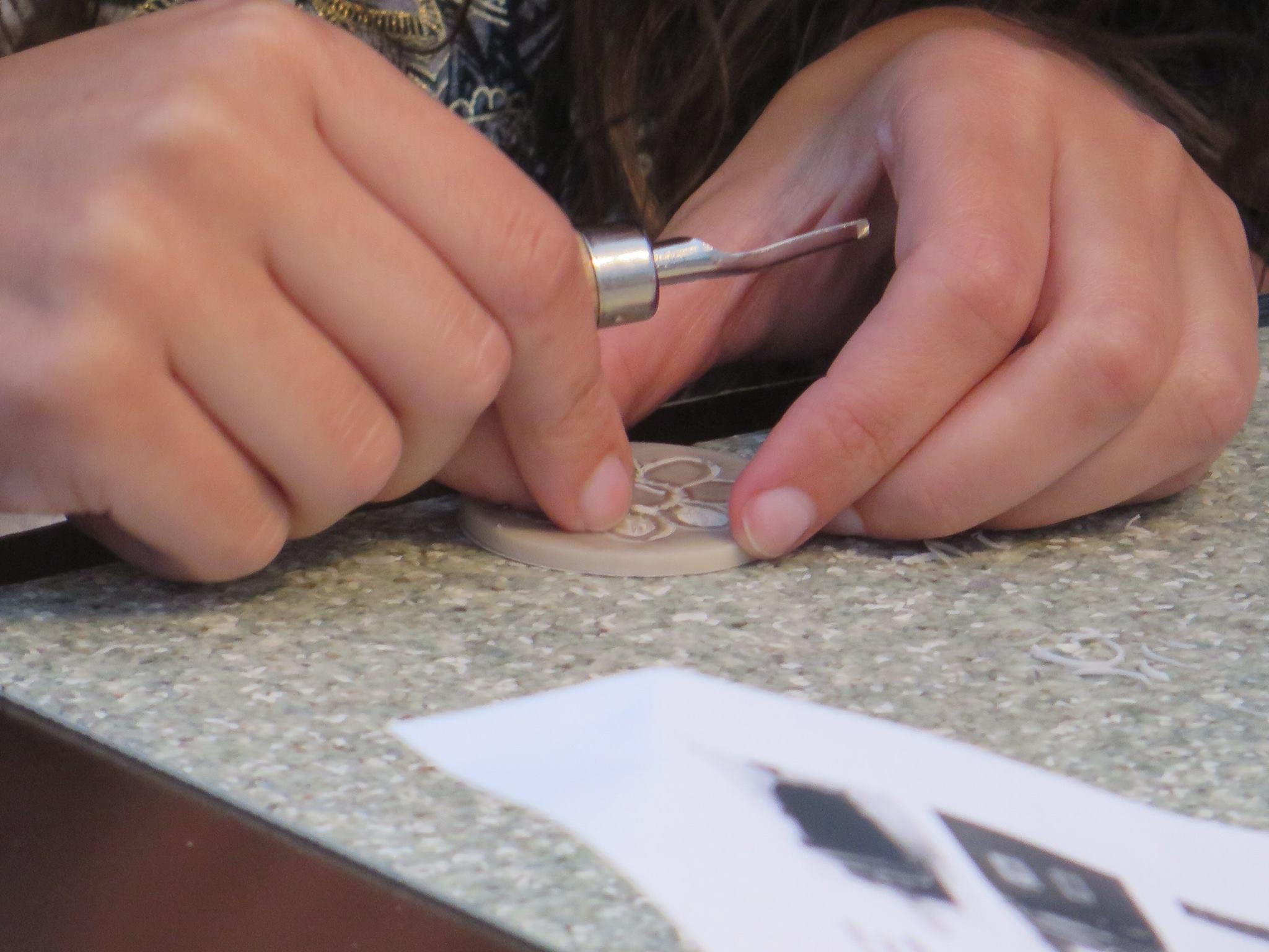 Workshop stempels maken - Foto