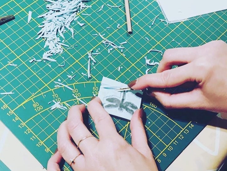 Workshop stempels maken - Foto