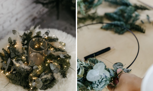 Trendy Kerstkransen workshop voor groepen - Foto