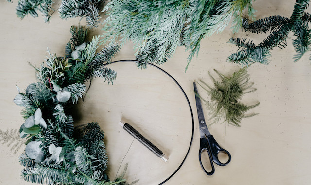 Kerstkrans Workshop - Foto