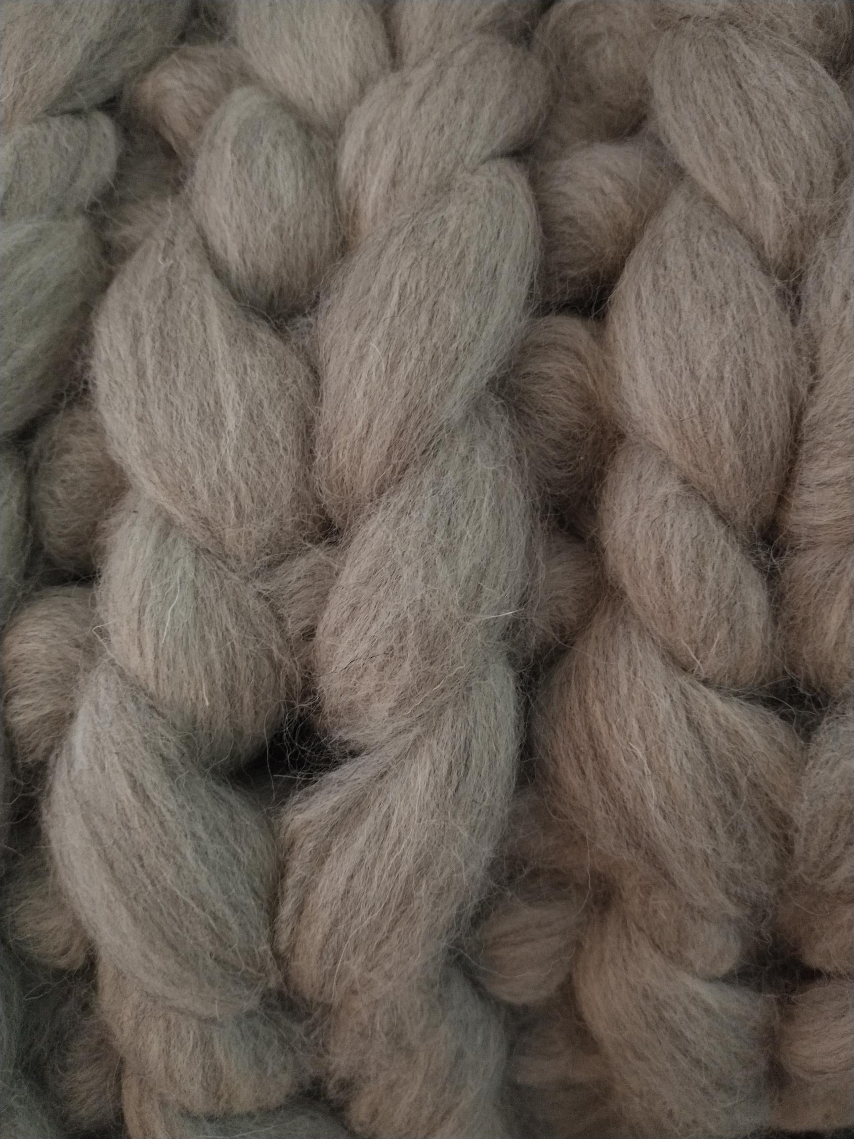 Woondeken standaard uit naturel Merinowol - DIY kit - Foto