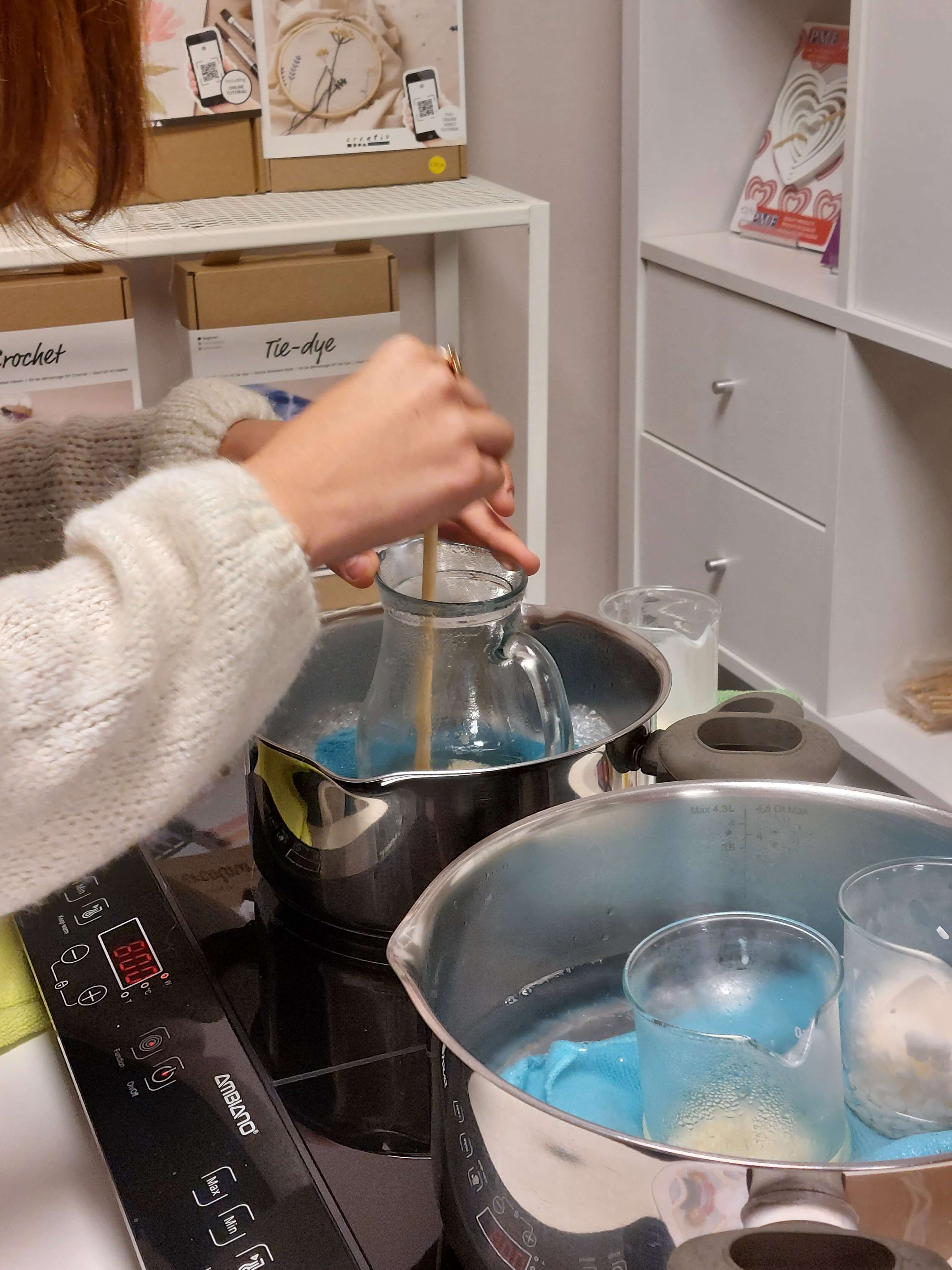 Geurkaarsen maken - groepsworkshop - Foto