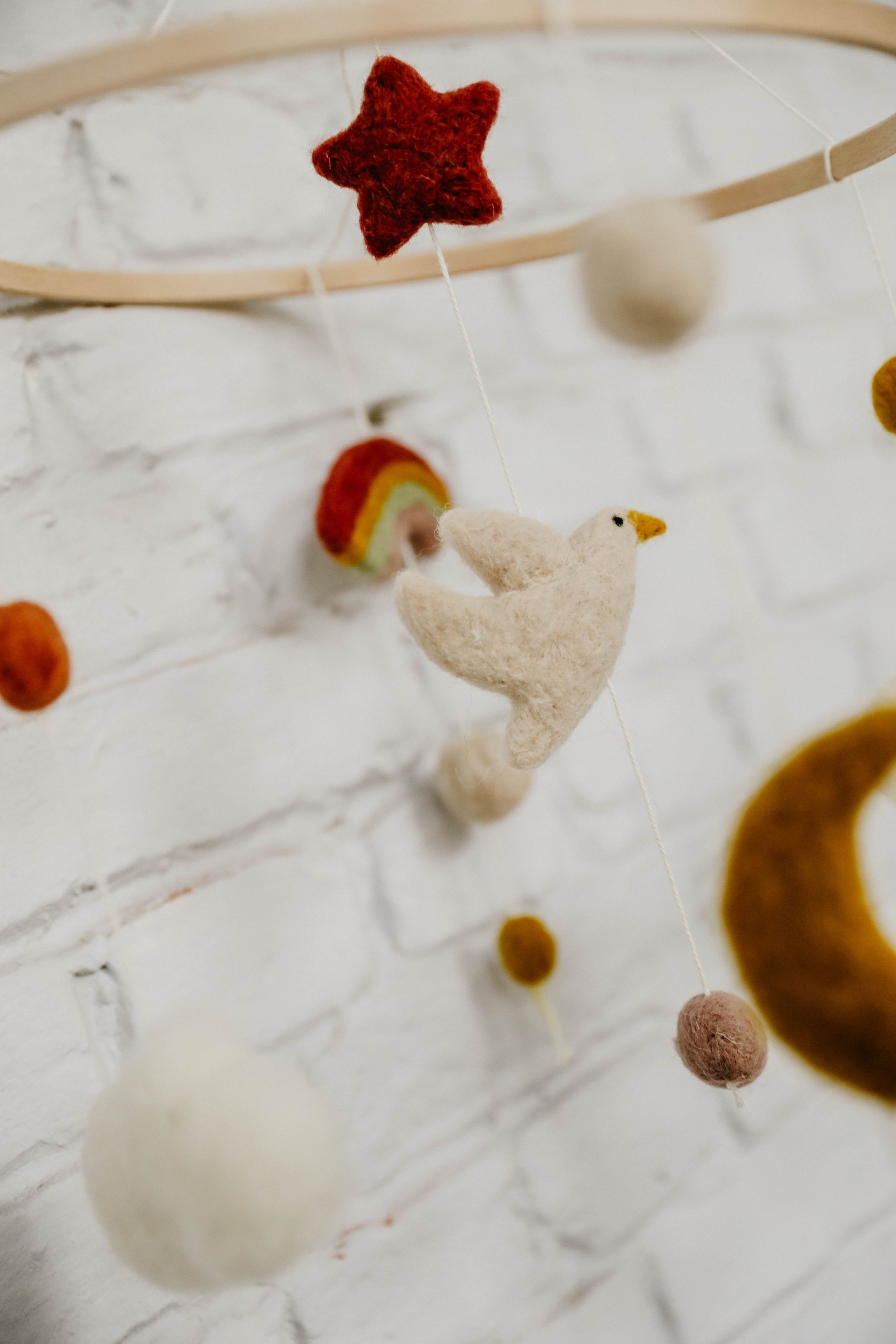 Workshop Box vilten Babymobiel maken - Foto