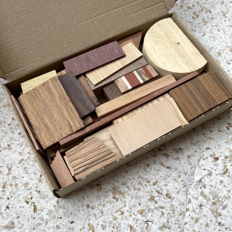 DIY pakket Resthoutjes (A6 doosje) - Foto