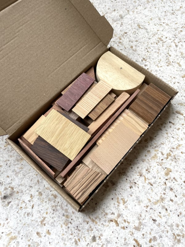 DIY pakket Resthoutjes (A6 doosje) - Foto