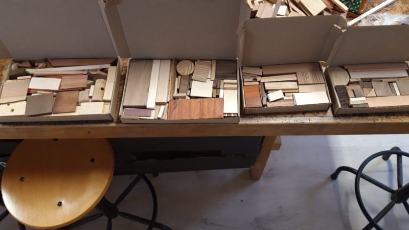 DIY pakket Resthoutjes (A5 doosje) - Foto