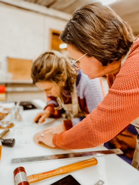 Workshop Lederen heuptas / schoudertas - Foto