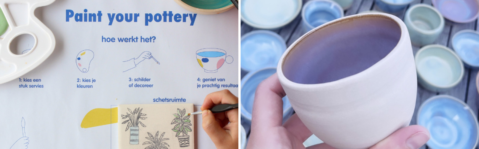 Pottenbakken in provincie West-Vlaanderen