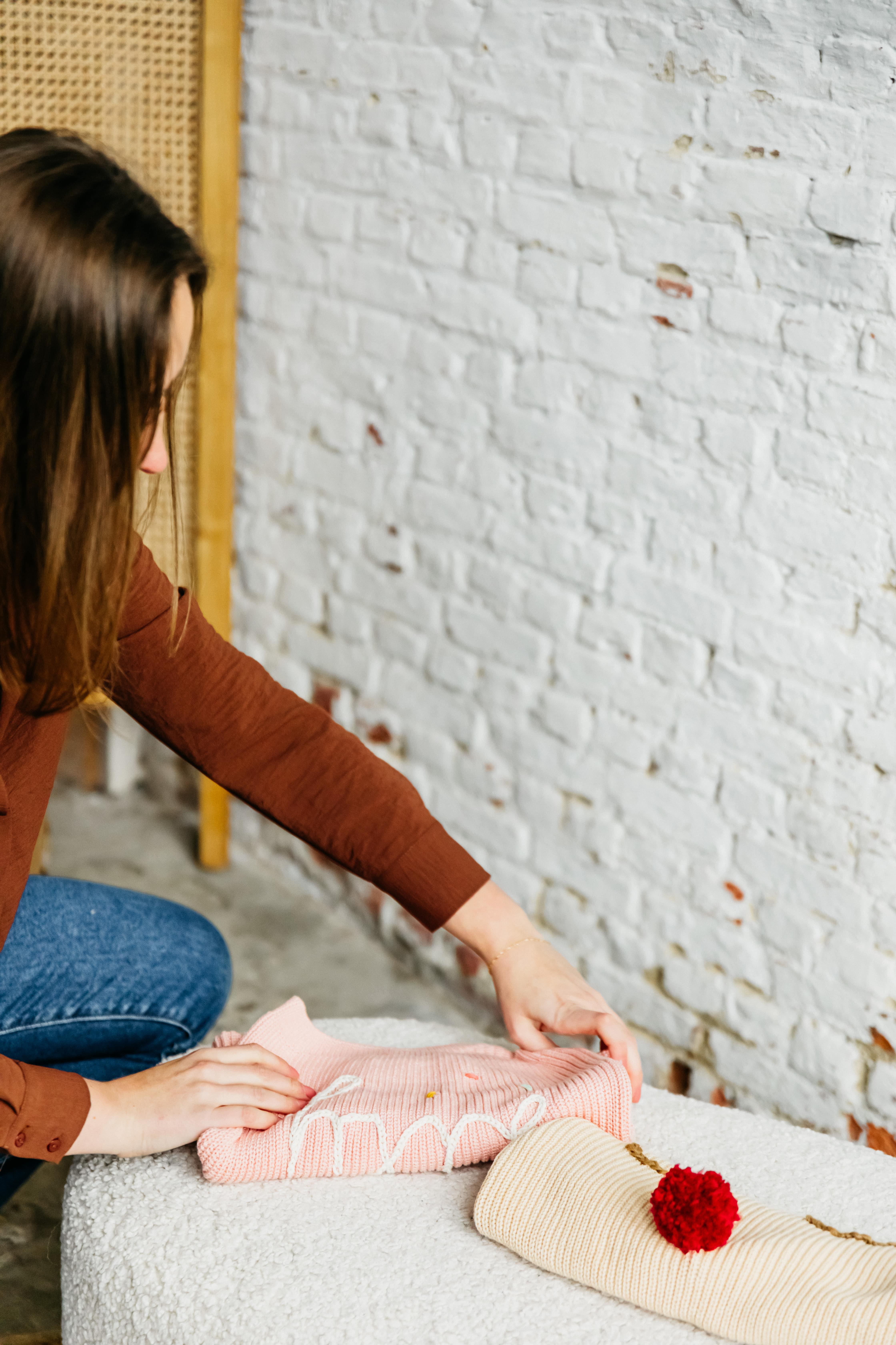 Borduren op babytrui: babyshower workshop - Foto