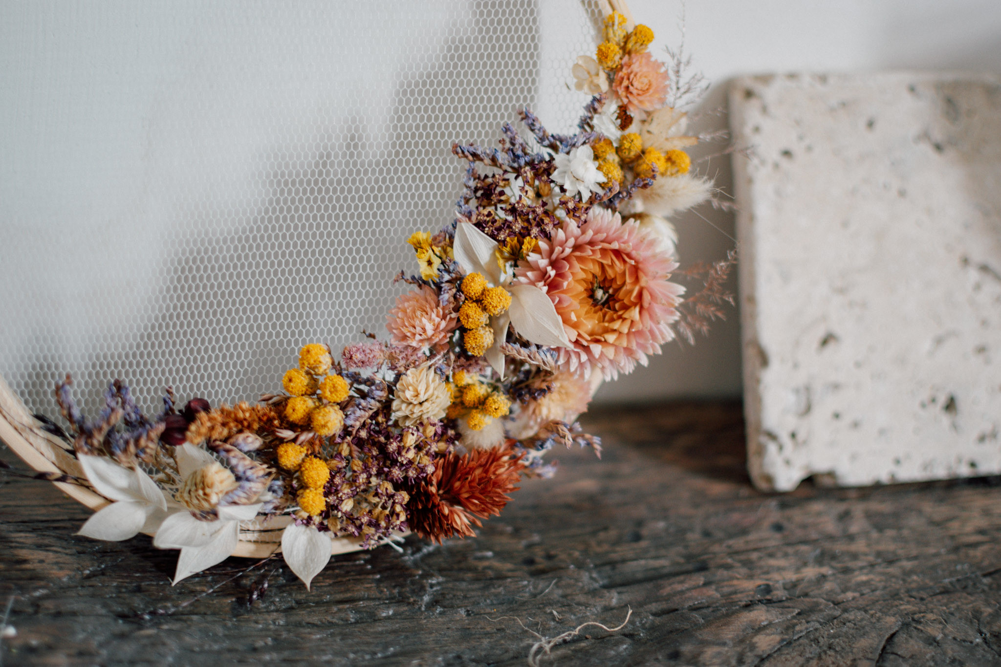Dry Flower Embroidery Hoop 🌸 Workshop Box - Foto