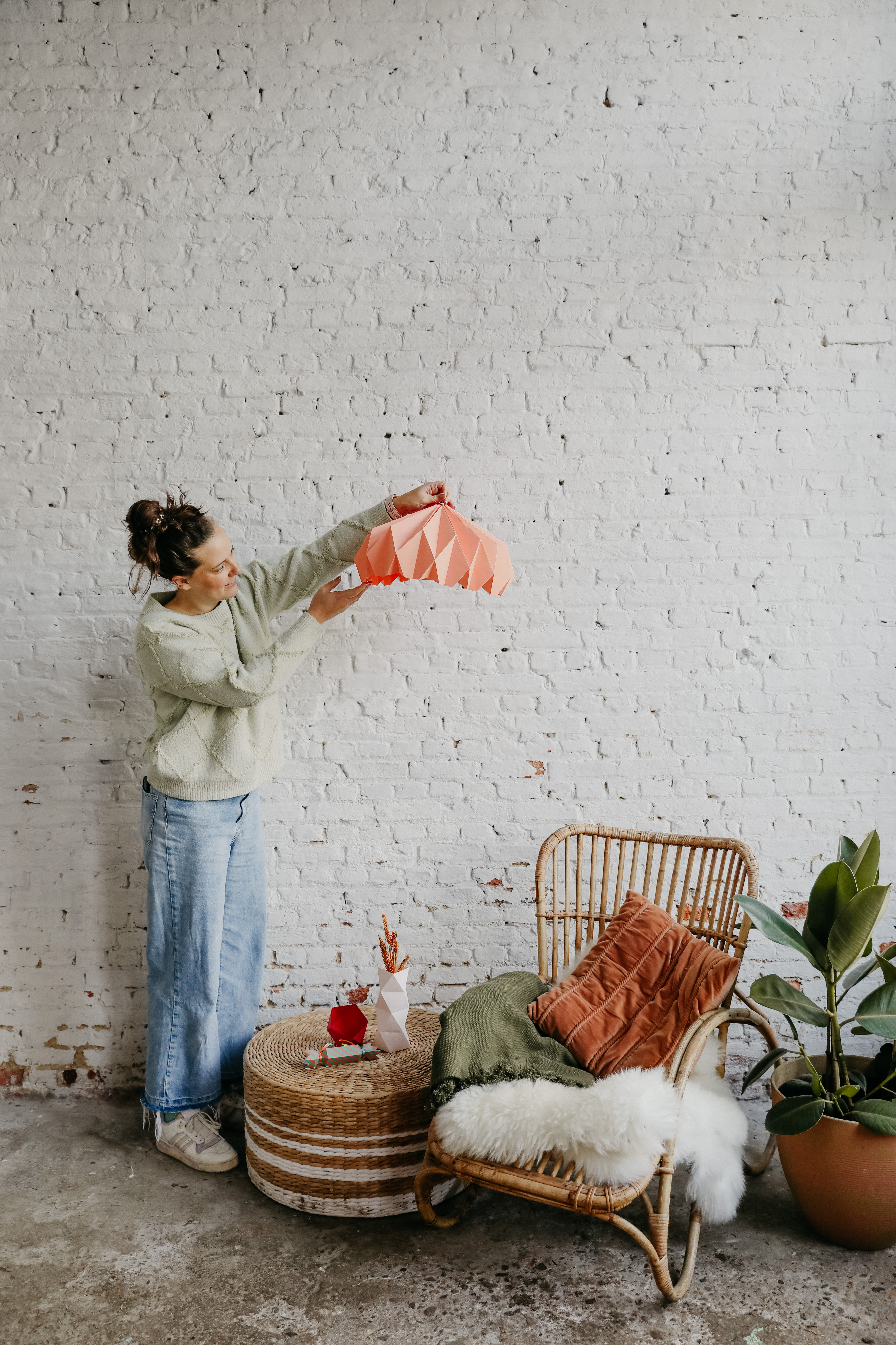 Workshop Papieren lampenkap - Foto