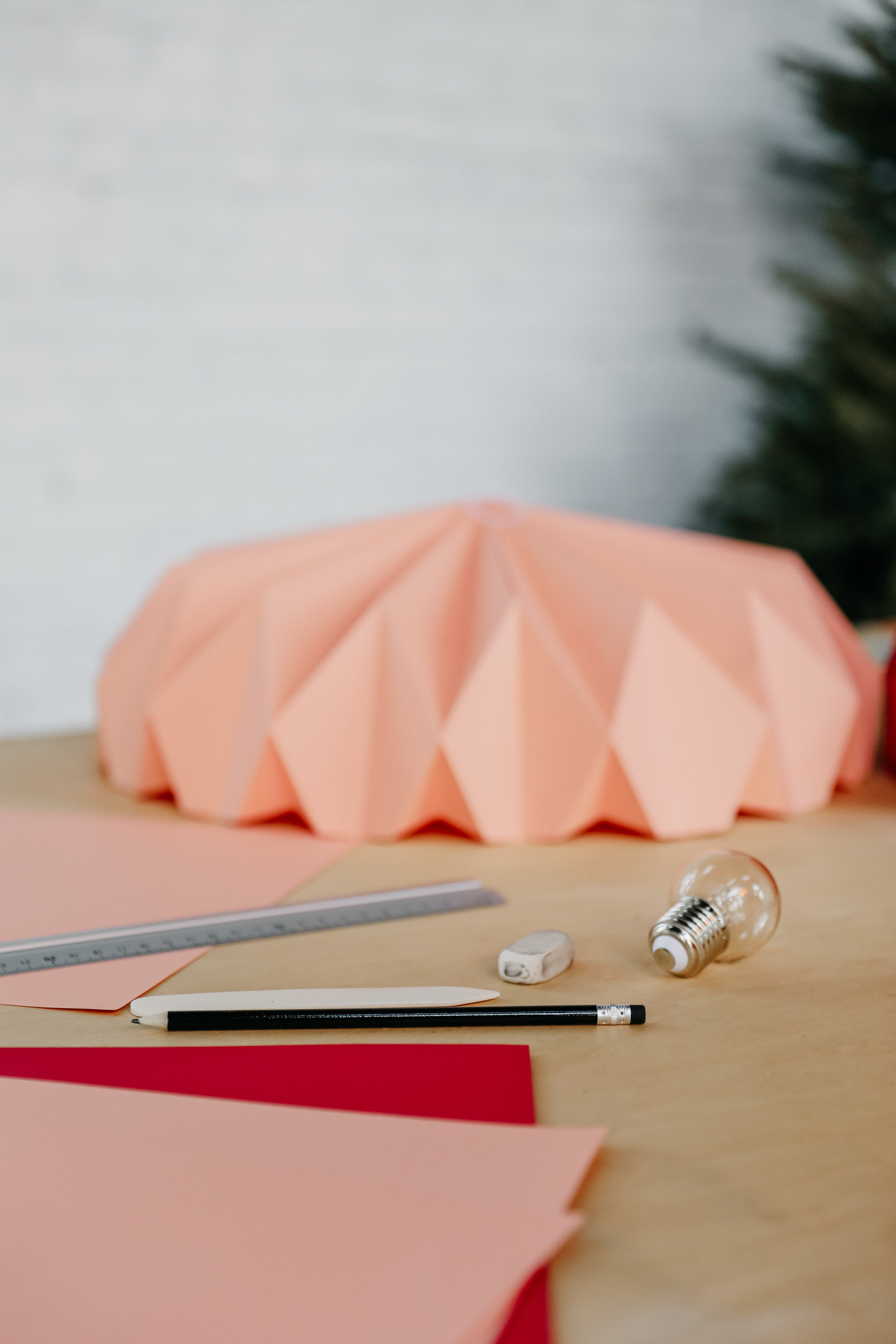 Workshop Papieren lampenkap - Foto