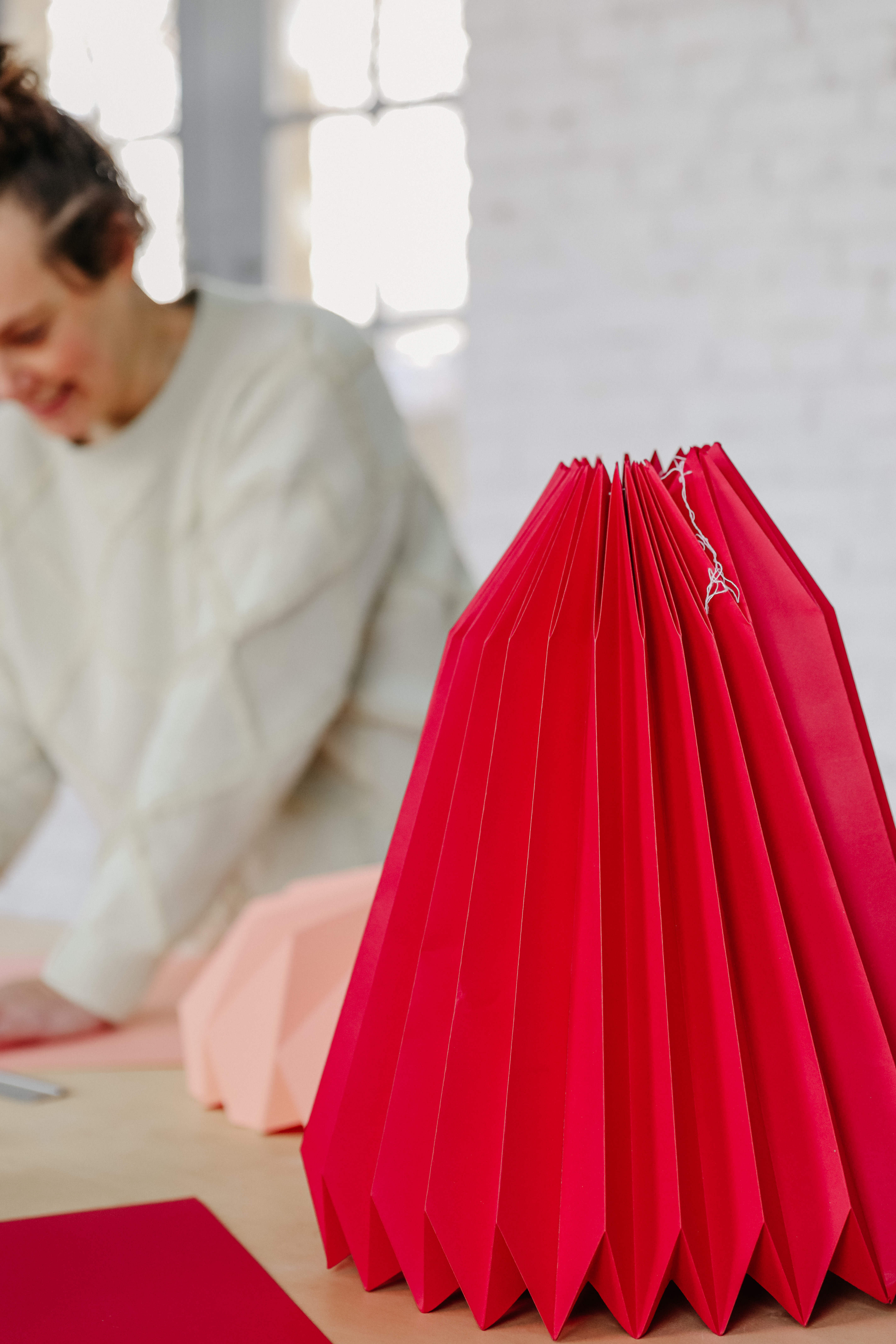 Workshop Papieren lampenkap - Foto