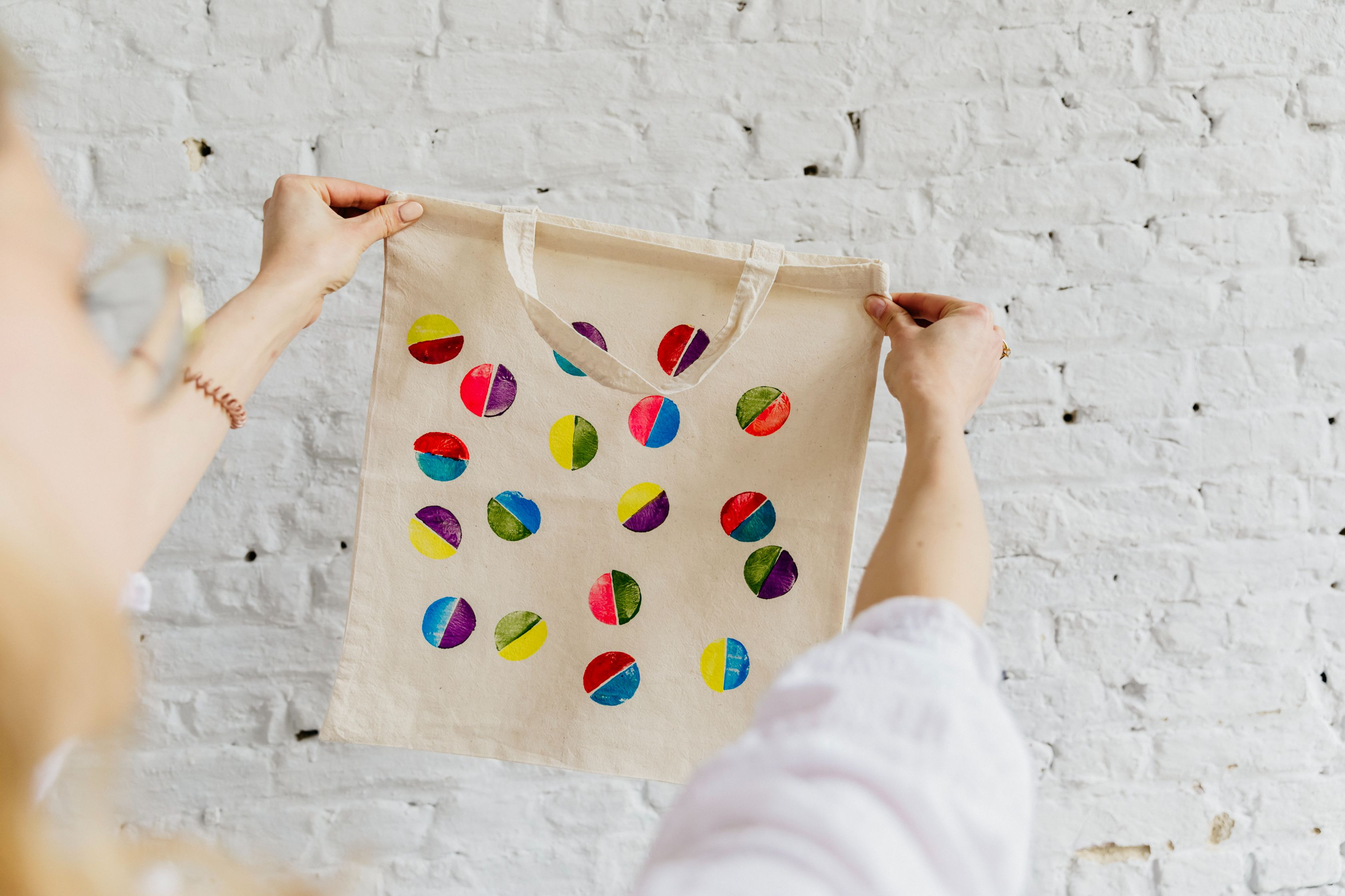 Totebag pimpen - workshop op aanvraag - Foto
