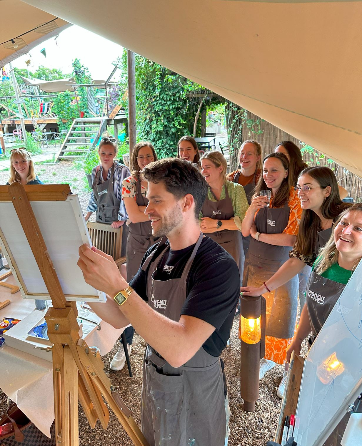 Workshop Paint&Sip 🎨🍷 - Foto