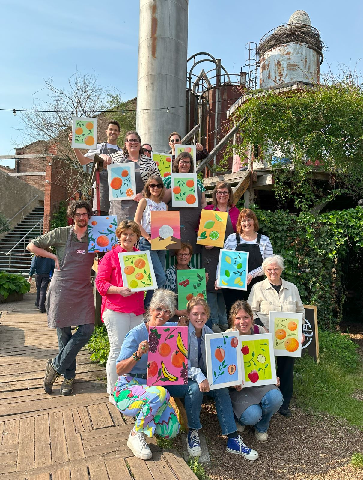 Workshop Paint&Sip 🎨🍷 - Foto