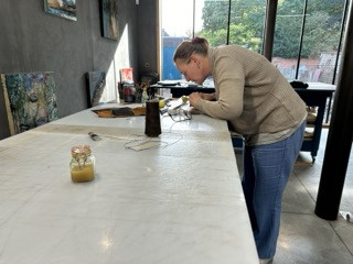 Workshop leder: portemonnee - Foto