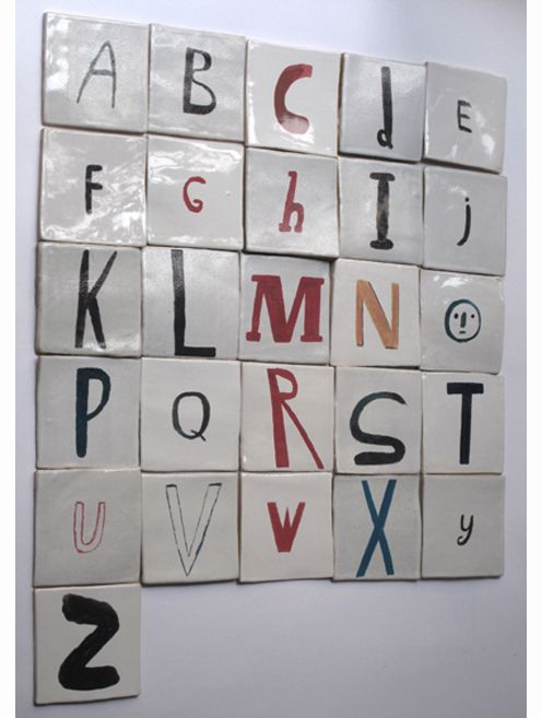 Workshop Muurbloempjes (tegeltjes uit keramiek) - Foto