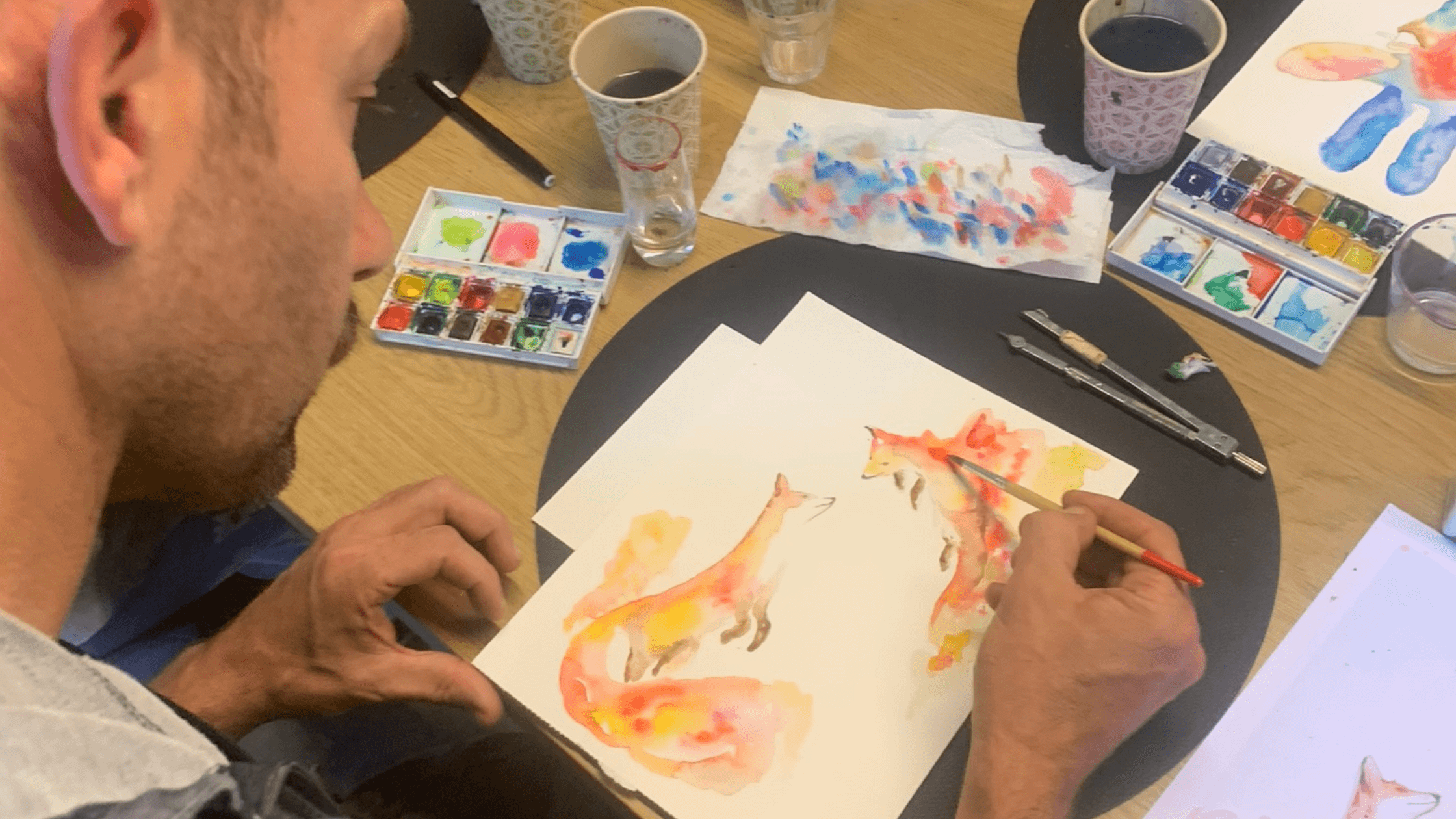 Workshop Aquarel voor groepen