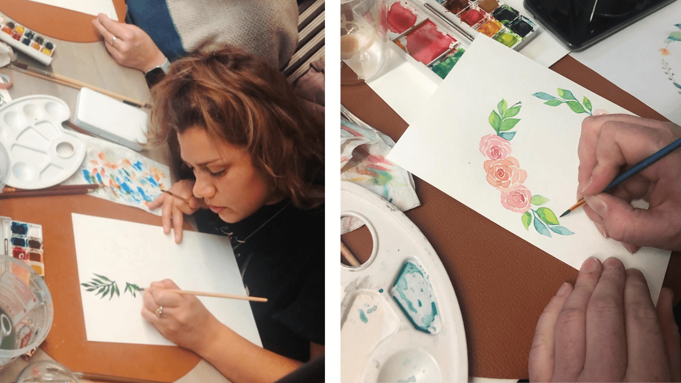 Workshop Aquarel voor groepen - Foto