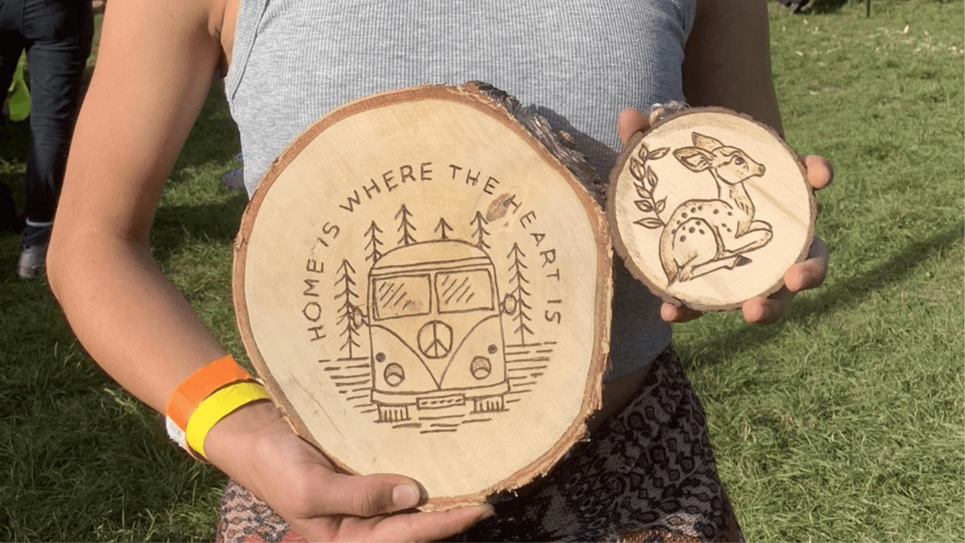 Pyrografie voor groepen (houtbranden) - Foto