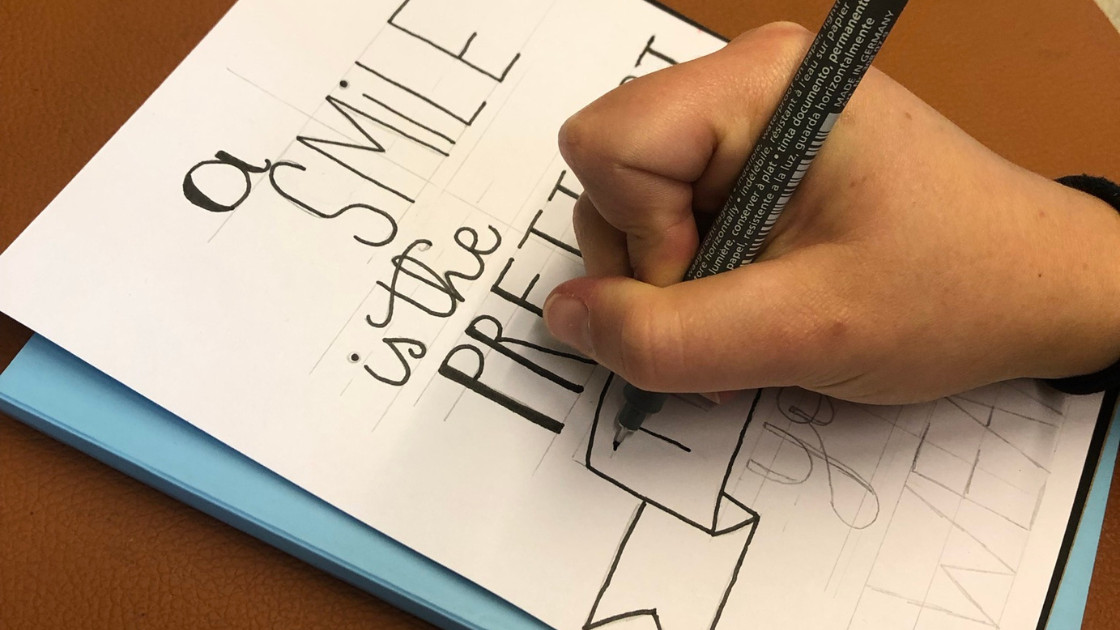 Workshop Handletteren voor groepen - Foto