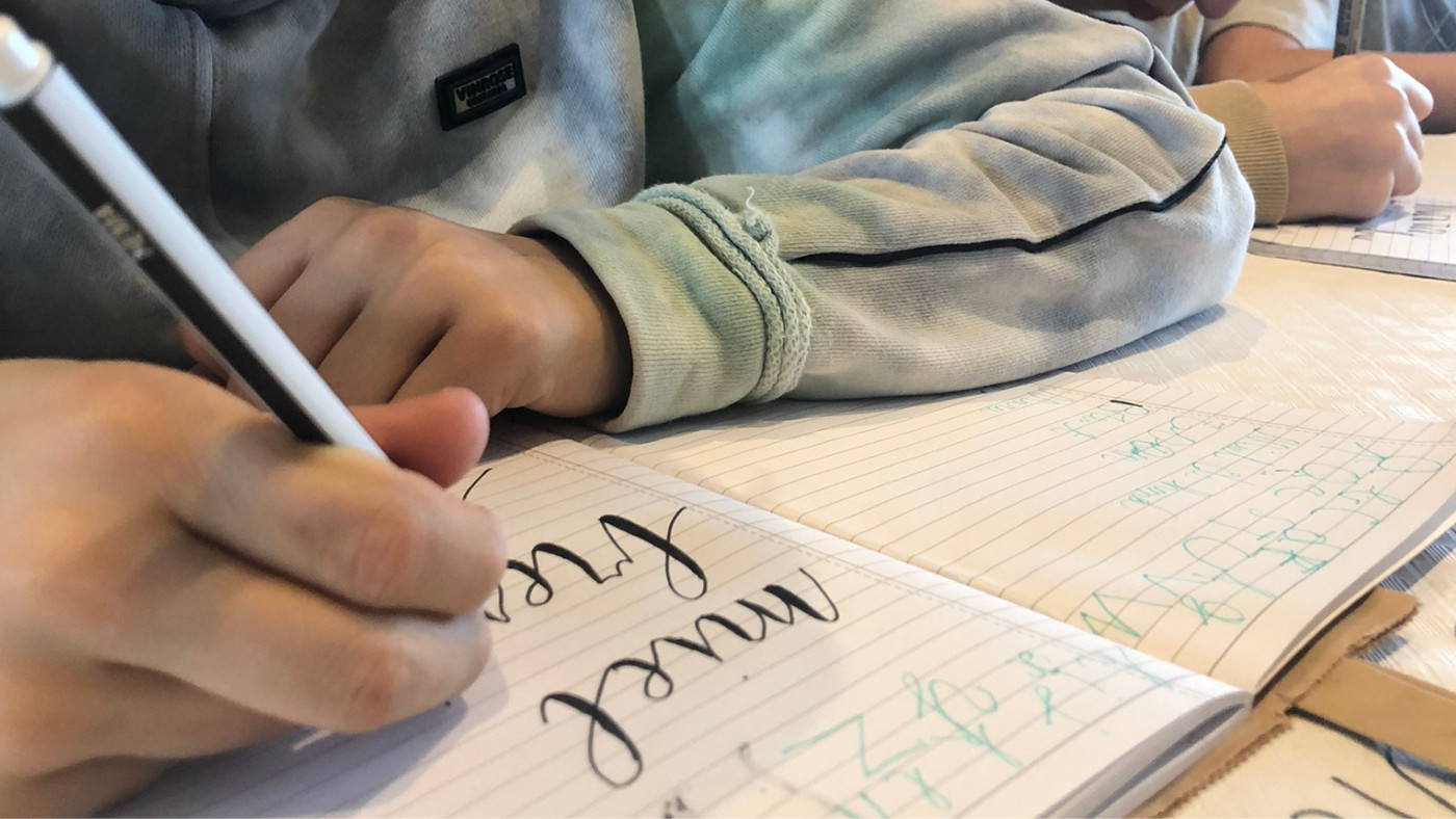 Handletter-party voor kinderen ♥ workshop - Foto