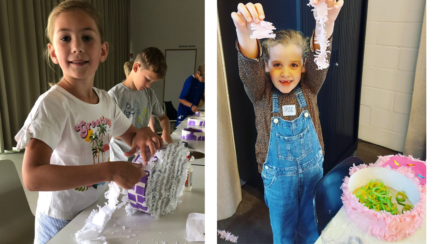 Piñata-party voor kinderen ♥ - workshop - Foto