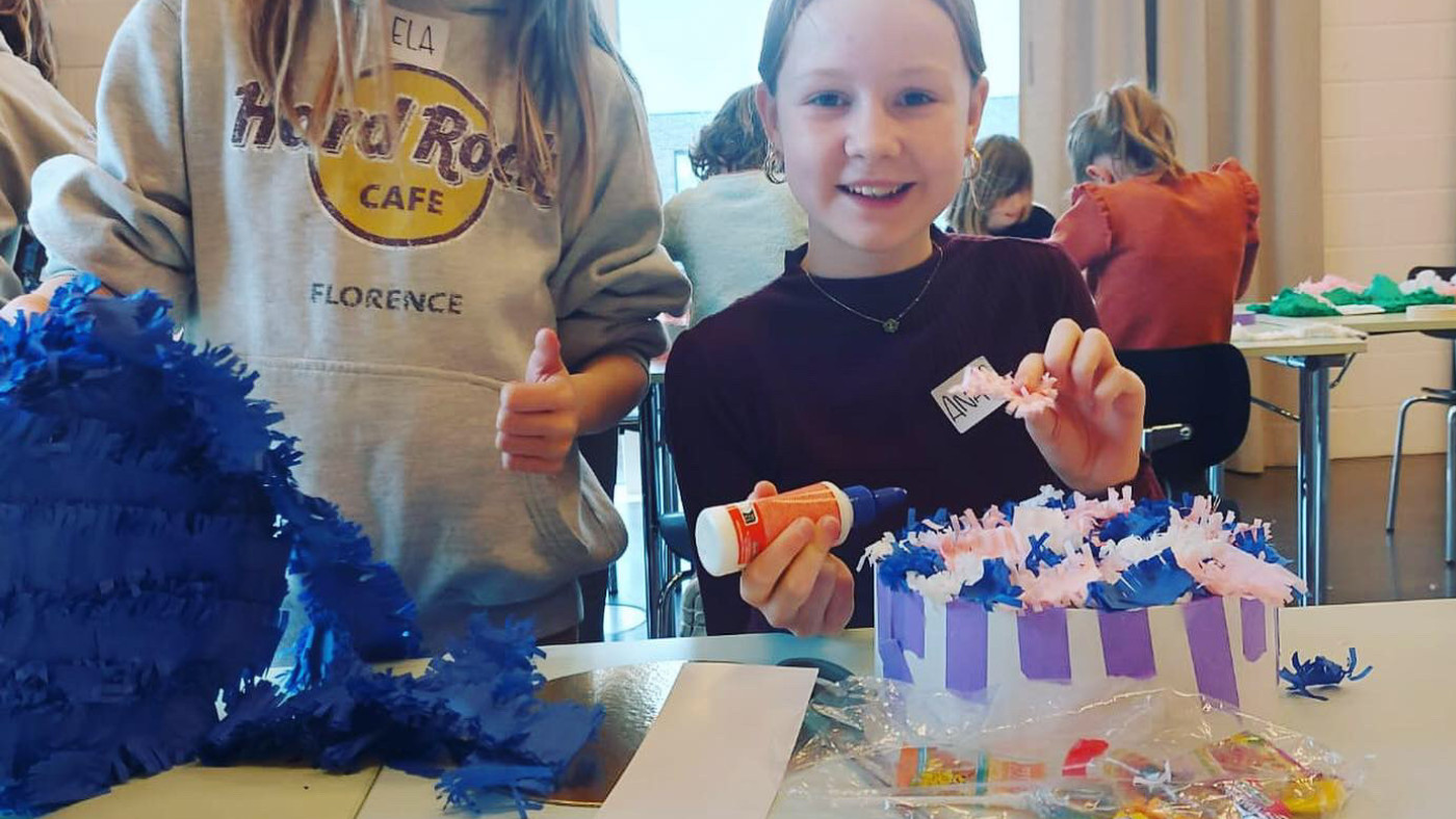 Piñata-party voor kinderen ♥ - workshop - Foto