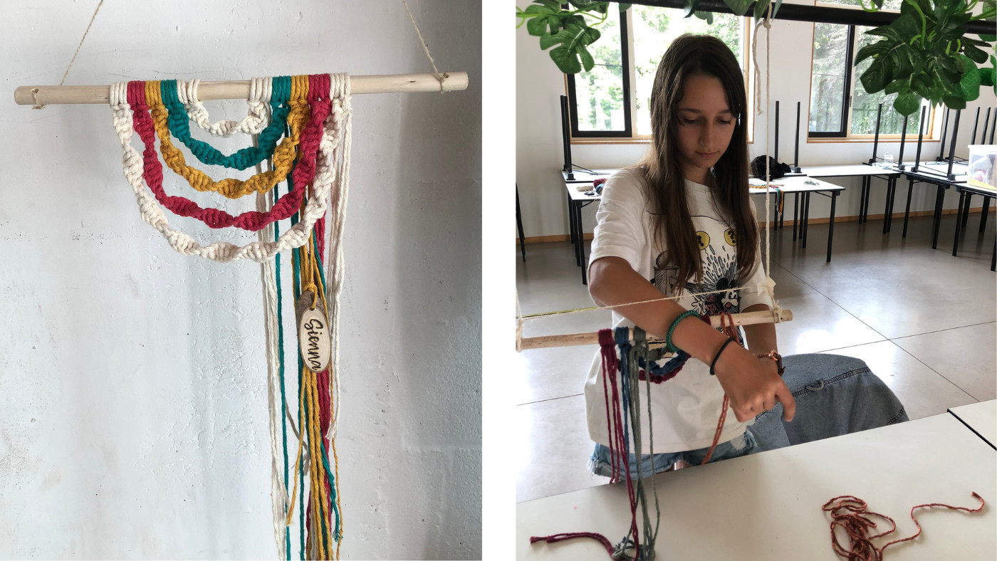 Macrame-party voor kids 10+ ♥ Workshop - Foto