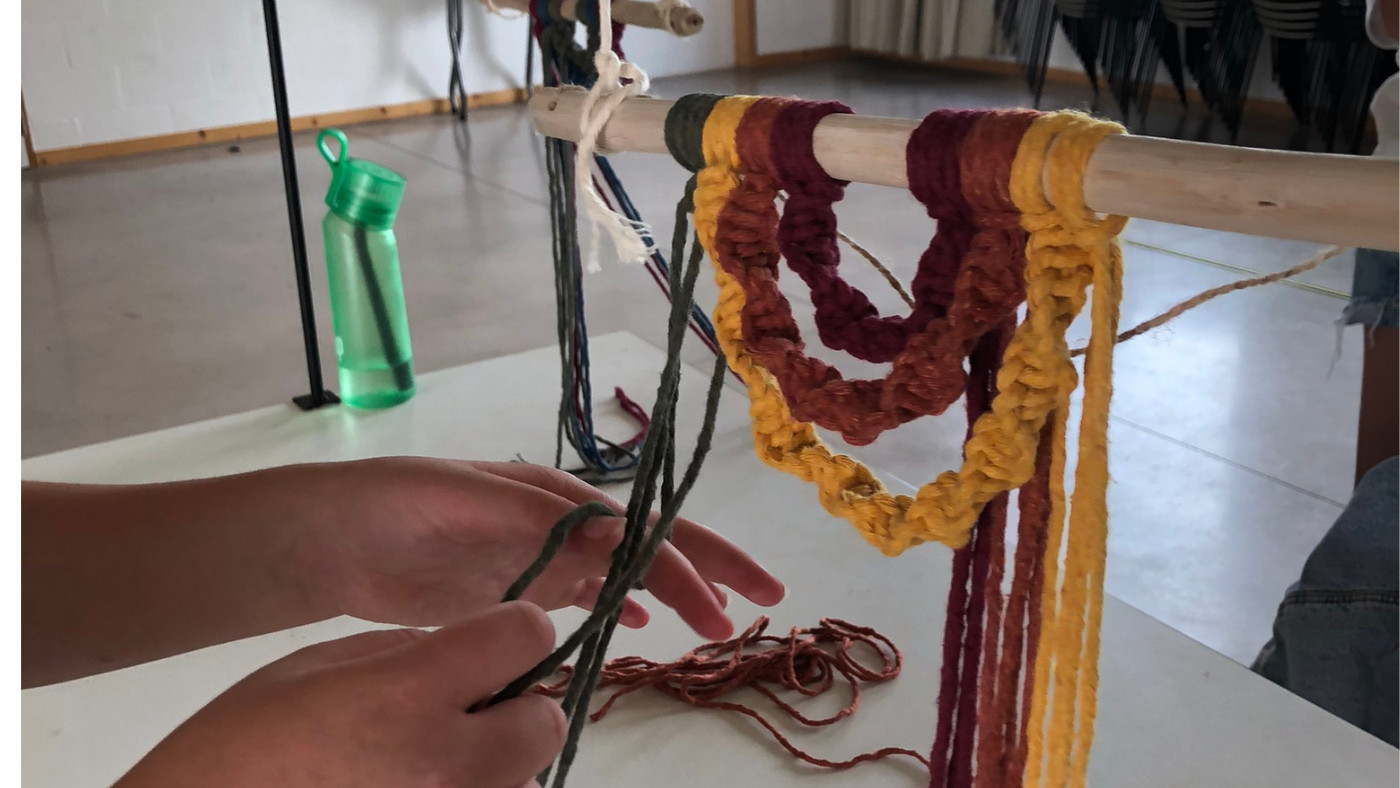 Macrame-party voor kids 10+ ♥ Workshop - Foto