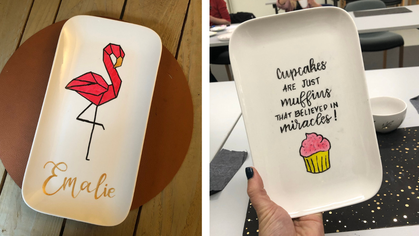 Porselein-party voor kinderen ♥ Workshop - Foto