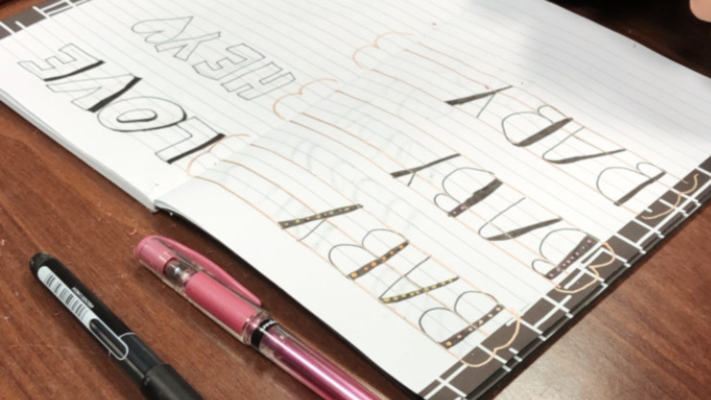 Babyshower Handlettering Workshop - Foto