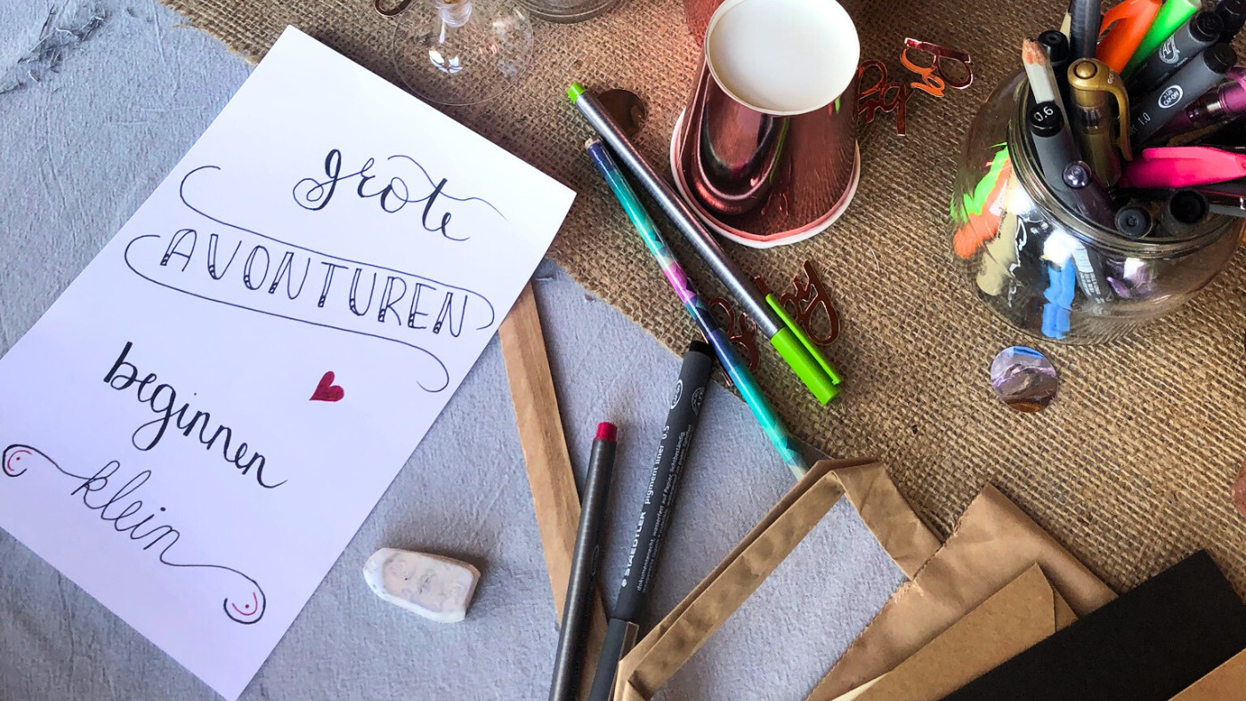 Babyshower Handlettering Workshop - Foto