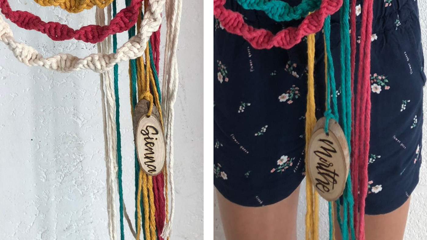 Macrame-party voor kids 10+ ♥ Workshop - Foto