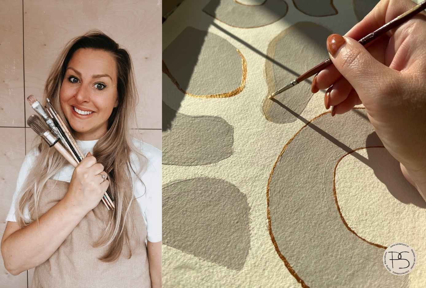 Workshop Poster schilderen - Foto