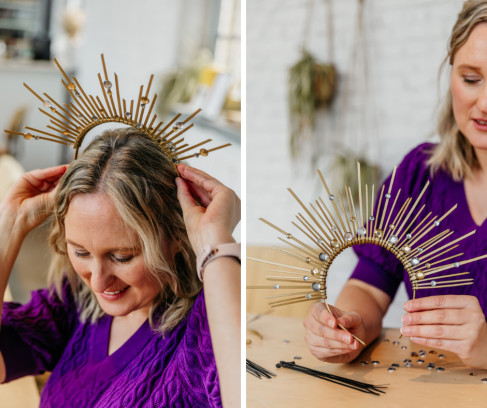 Halo Crown - bachelorette / workshopbox