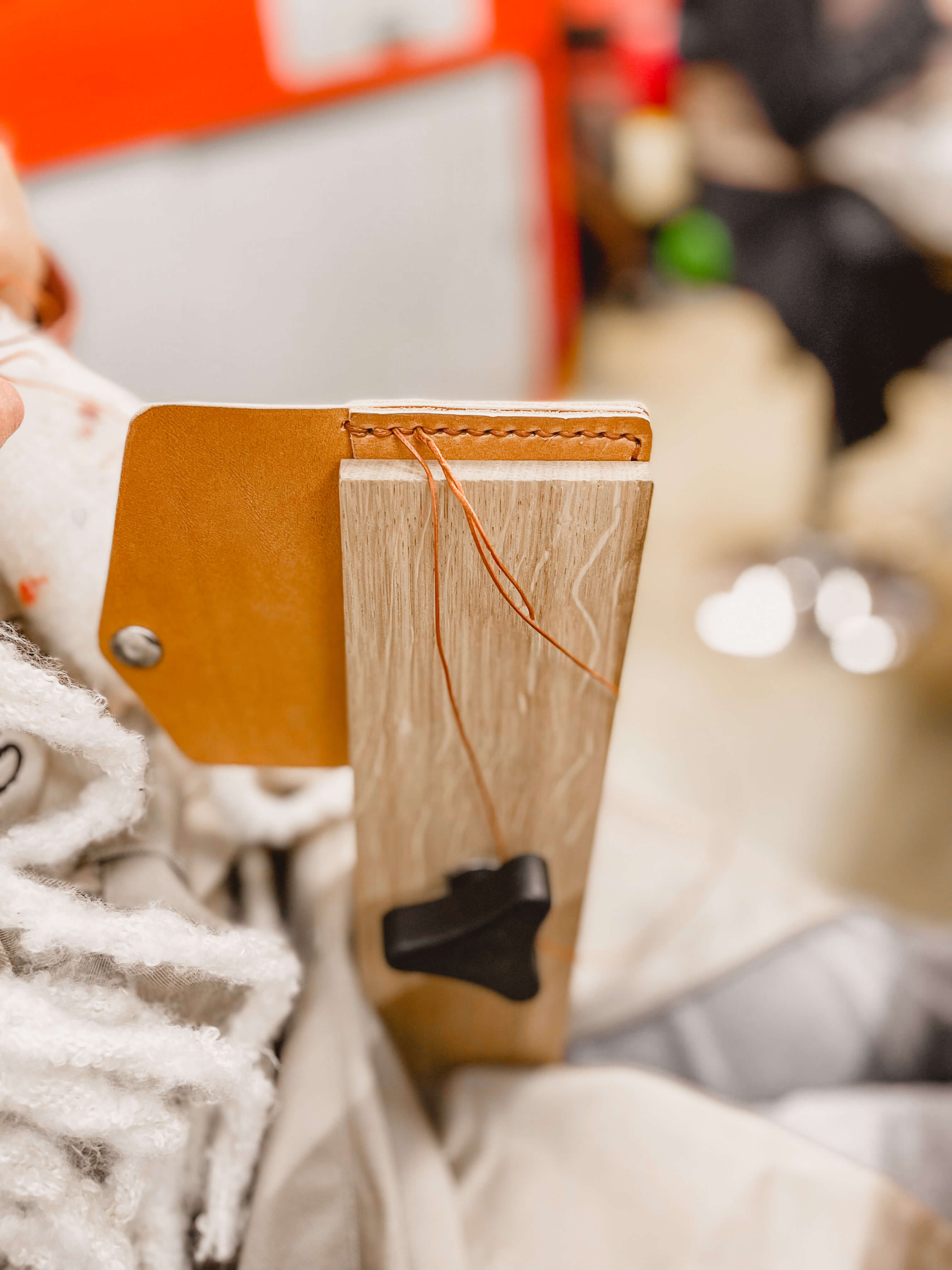 Workshop lederen portemonnee - Foto