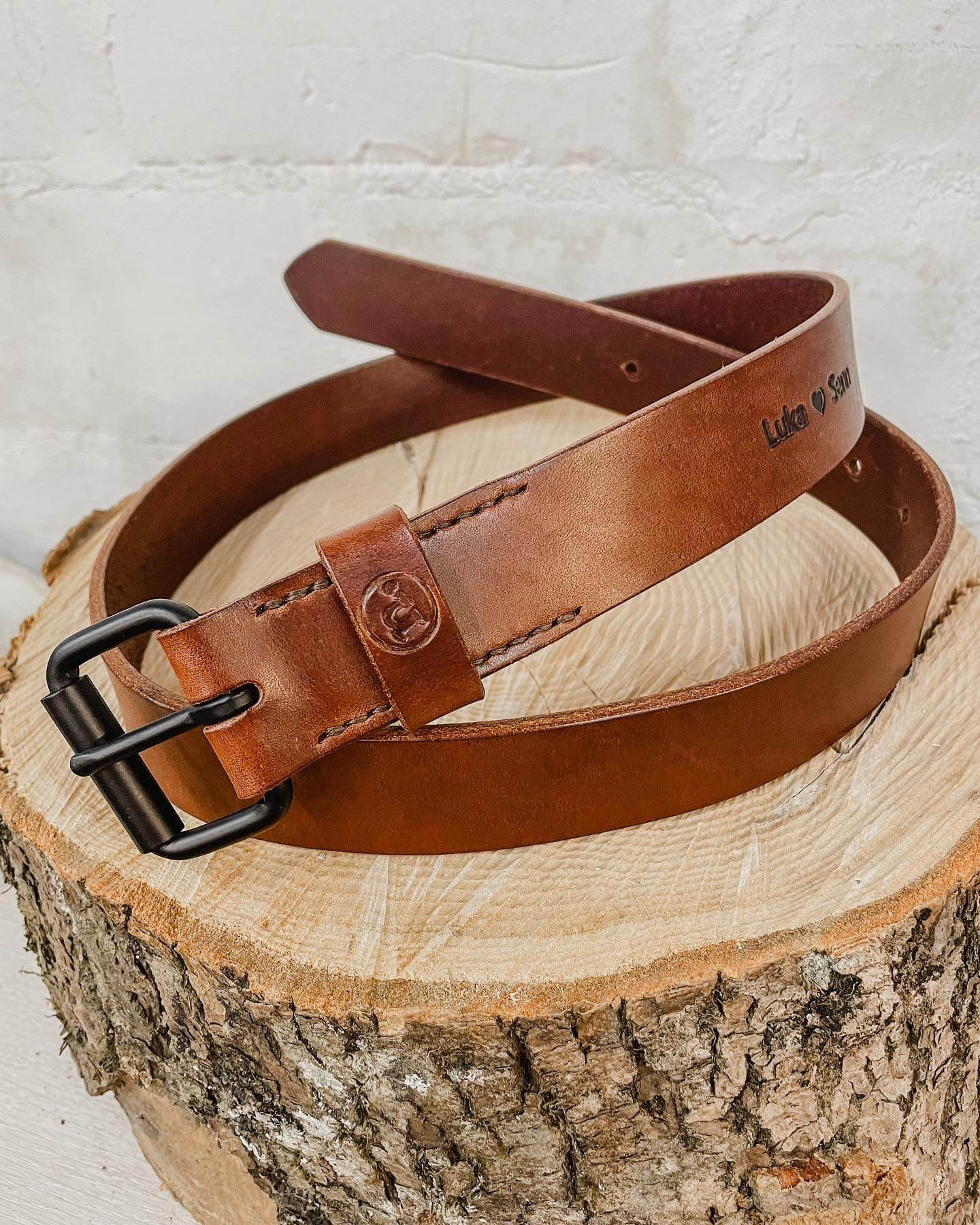 Workshop lederen broeksriem - ceintuur - Foto