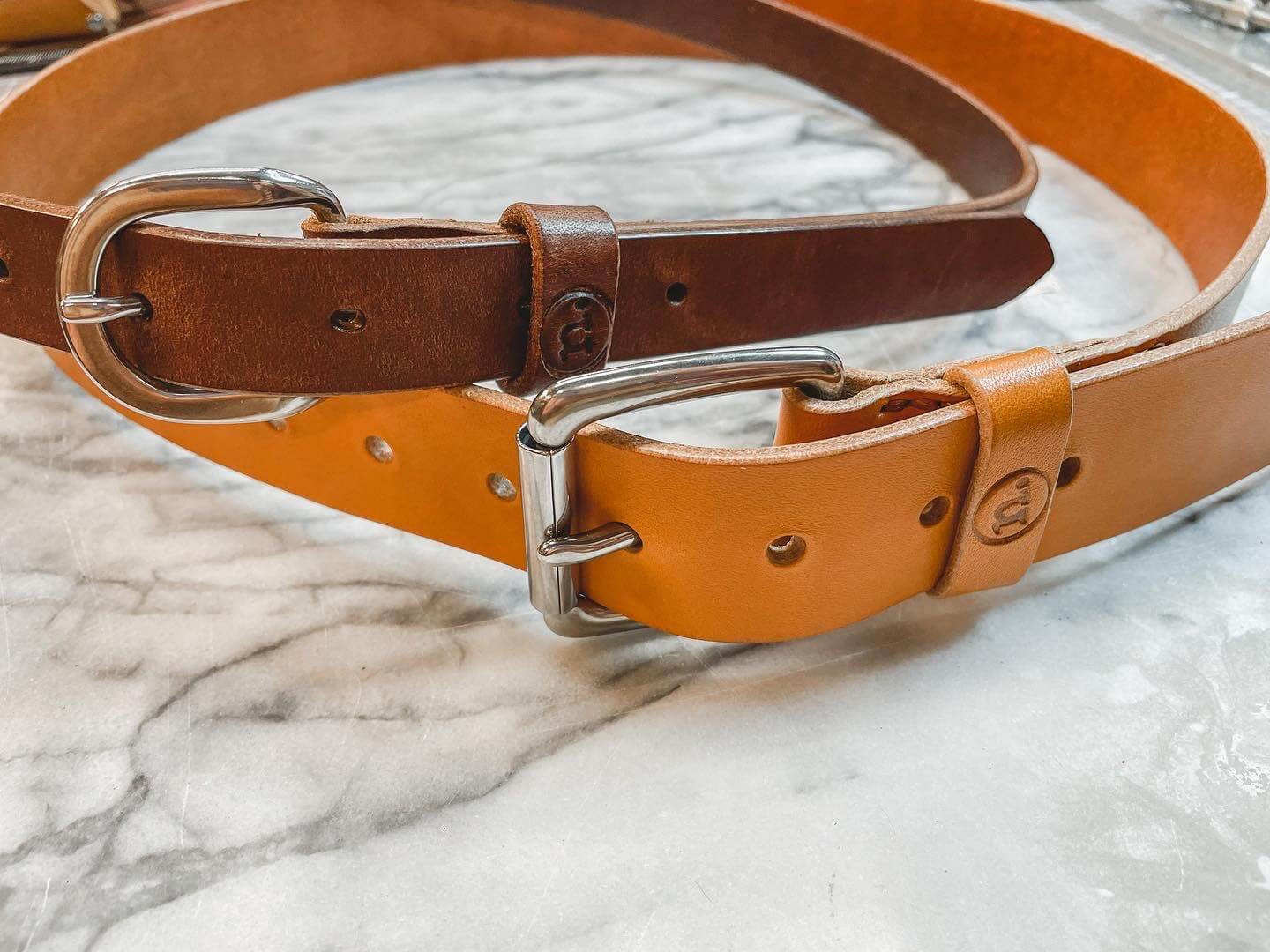 Workshop lederen broeksriem - ceintuur - Foto