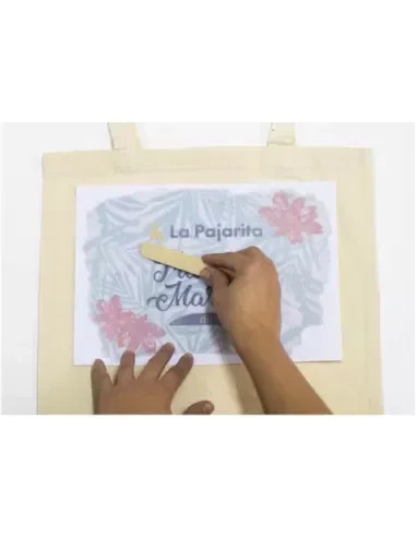 DIY pakket laserprint transfer fotoblok 10 cm - Foto