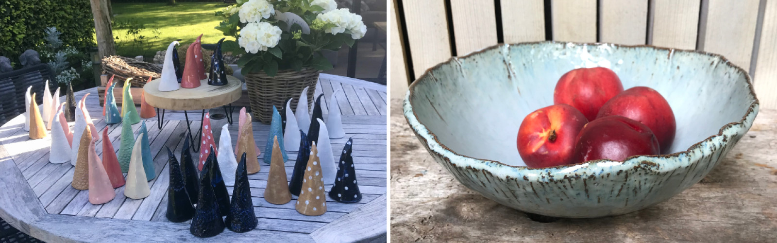 Workshop pottenbakken in Schilde, Antwerpen handopbouw