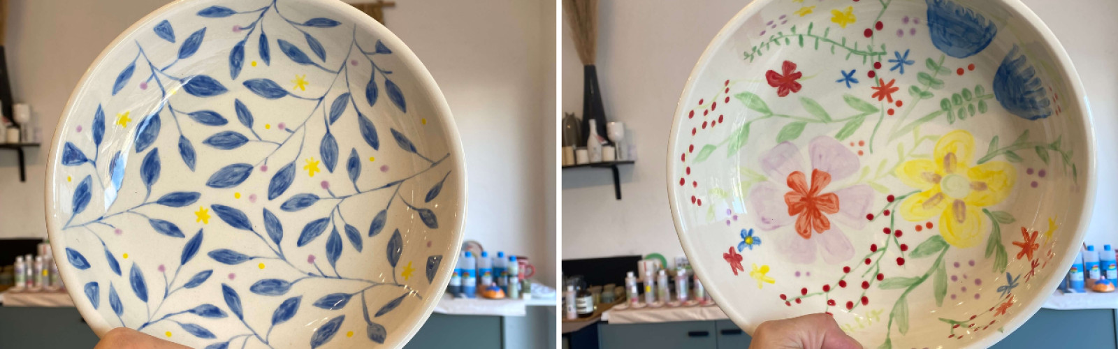Workshop pottery painting in Wilrijk, Antwerpen