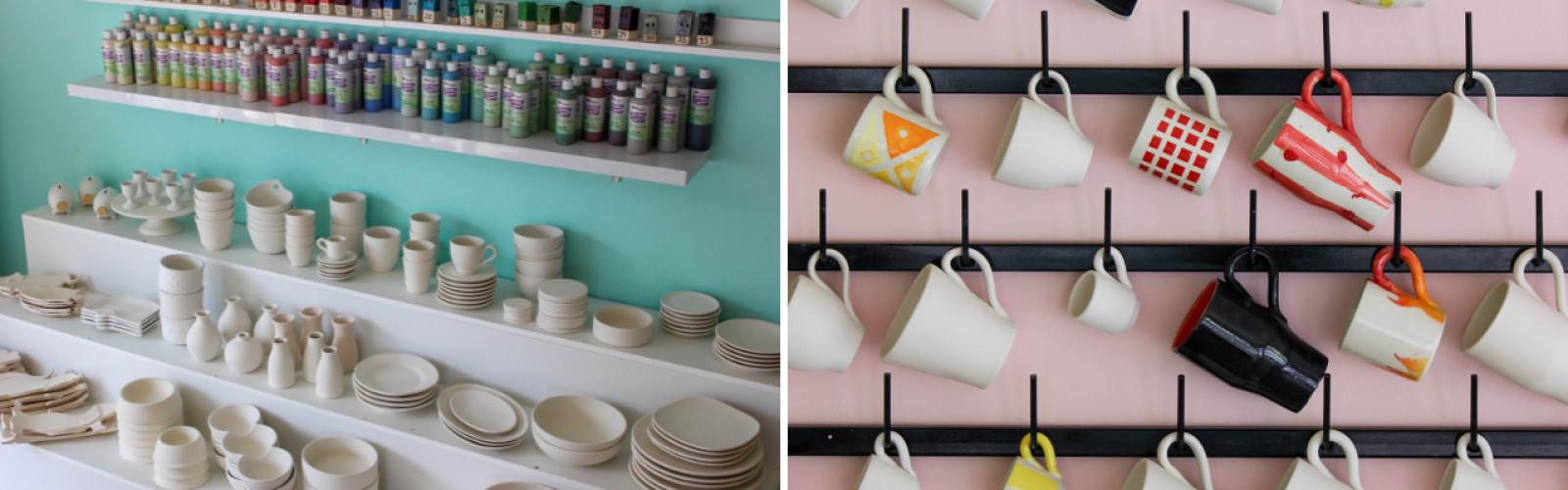 Workshop pottery painting in Kortrijk, West-Vlaanderen